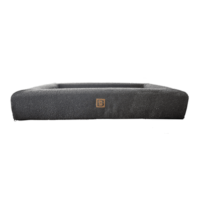 Boucle Orthopedic Bed - Charcoal