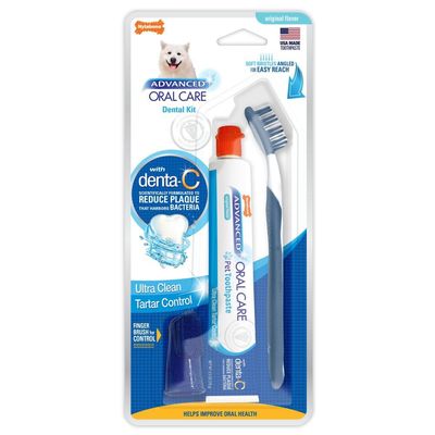 Nylabone Advanced Oral Care Dental Kit - Original Flavour