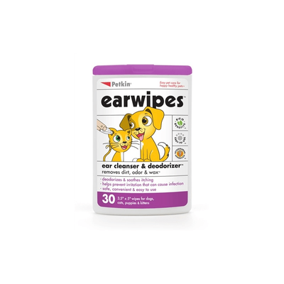 Petkin Ear Wipes - 30 Pack