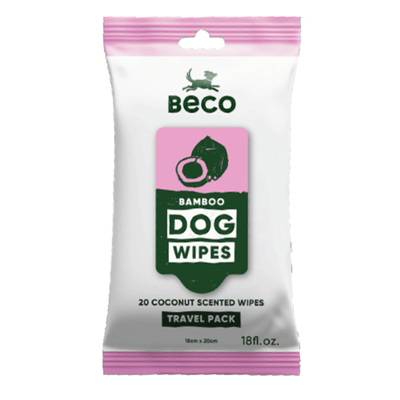 Beco Coconut Scented Bamboo Dog Wipes