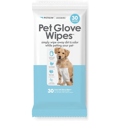 Petkin Pet Glove Wipes - 30 Pack