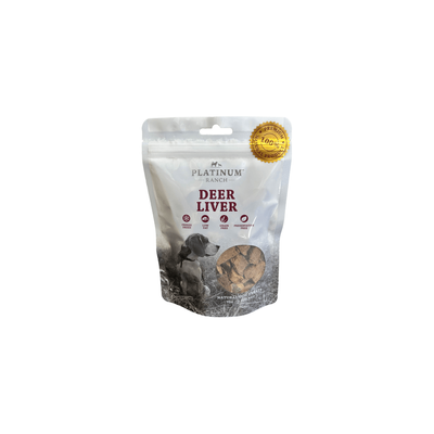 Platinum Ranch Deer Liver Dog Treats 90g