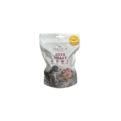 Platinum Ranch Deer Heart Dog Treats 90g