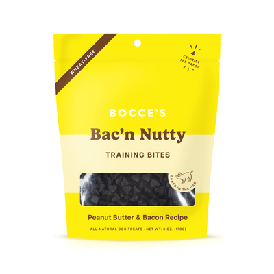 Bocce&#039;s Bac&#039;n Nutty Dog Treats 170g - Training Bites