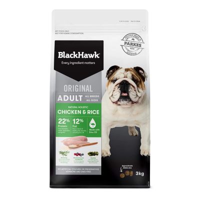 Black Hawk Original Chicken &amp; Rice Dry Adult Dog Food