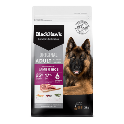 Blawk Hawk Original Lamb &amp; Rice Dry Adult Dog Food