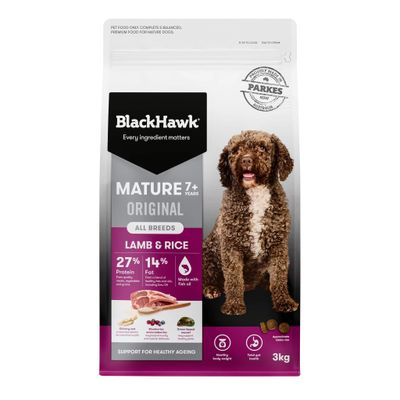 Black Hawk Original Lamb &amp; Rice Mature Adult Dry Dog Food