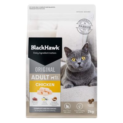 Black Hawk Adult Original Chicken Dry Cat Food