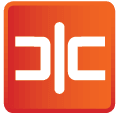 Dead Link Checker logo featuring a white stylised 'DC' within an orange gradient square