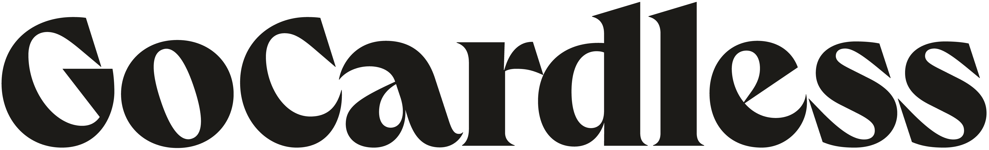 GoCardless logo shows the brand name "GoCardless" in bold, black serif-style text