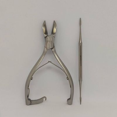 Podiatry Stainless Steel Nail Clippers and Blacks File