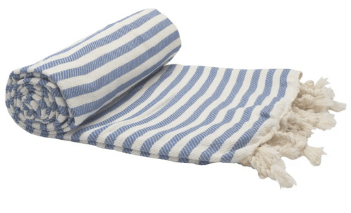 Turkish Beach Towel - Denim Blue