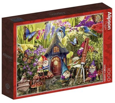 Alipson 1000 Piece Jigsaw Puzzle Gnome&#039;s Garden
