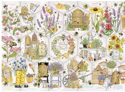 Cobble Hill 500 Piece Jigsaw Puzzle  Busy as a Bee