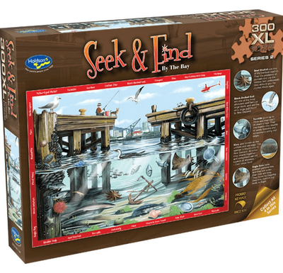 Holdson 300 XL Piece Jigsaw Puzzle Seek &amp; Find S2 - By the Bay