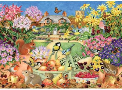 Holdson 500XL Piece Jigsaw Puzzle Autumn Garden