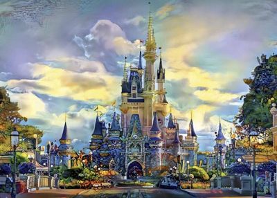 Bluebird 1000 Piece Jigsaw Puzzle Walt Disney World Castle Orlando USA