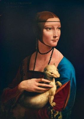 Bluebird Art 1000 Piece Jigsaw Puzzle Leonardo Da Vinci - Lady with an Ermine, 1489