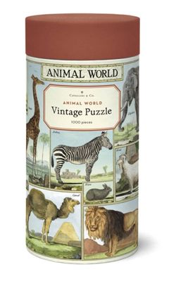 Cavallini  &amp; Co 1000  Piece Jigsaw Puzzle Animal World