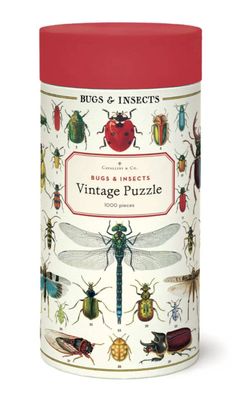 Cavallini  &amp; Co 1000  Piece Jigsaw Puzzle Bugs &amp; Insects