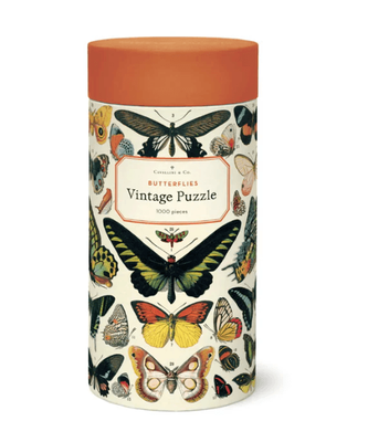 Cavallini &amp; Co 1000 Piece Vintage Poster Jigsaw Puzzle  Butterflies