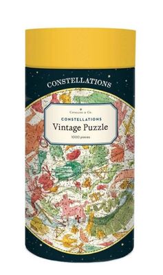 Cavallini &amp; Co 1000 Piece Vintage Poster Jigsaw Puzzle: Constellations