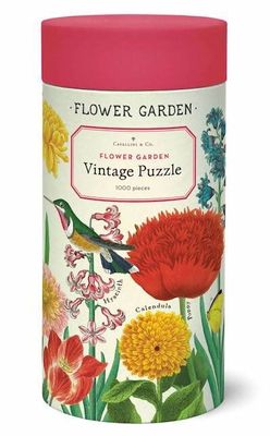 Cavallini &amp; Co Flower Garden 1000 Piece Vintage Poster Jigsaw Puzzle