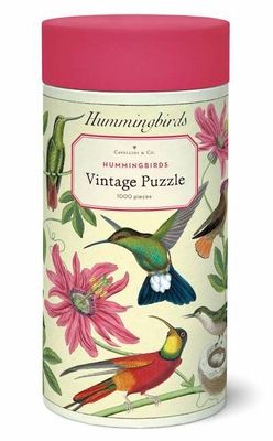 Cavallini &amp; Co Hummingbirds 1000 Piece Vintage Poster Jigsaw Puzzle