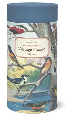 Cavallini &amp; Co 1000 Piece Vintage Poster Jigsaw Puzzle: Audubon Birds