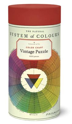 Cavallini 1000 Piece Vintage Poster Jigsaw Puzzle: System Of Colours