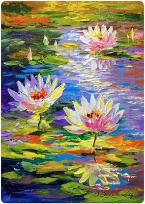Enjoy 1000 Piece Jigsaw Puzzle Water Lilies in the Pond