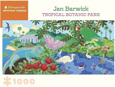 Pomegranate 1000 Piece Jigsaw Puzzle Jan Barwick: Tropical Botanic Park