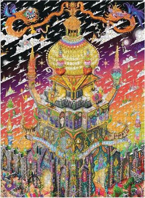 Pomegranate 2000 Piece Jigsaw Puzzle Trippy Tower of Babel