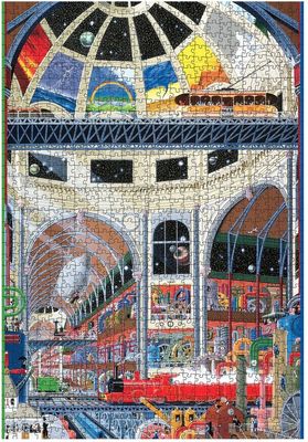 Pomegranate 1000 Piece Jigsaw Puzzle: Mike Wilks: The Weather Works: The Grand Hall