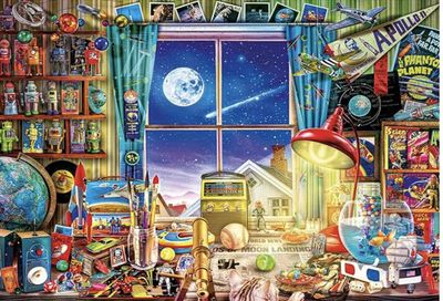 Clementoni 500 Piece Jigsaw Puzzle To The Moon
