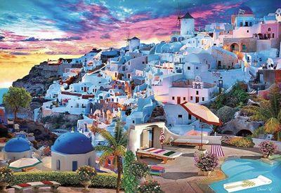 Clementoni 500 Piece Jigsaw Puzzle Greece View