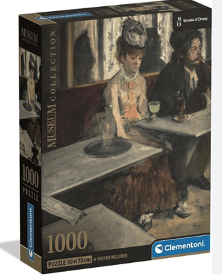 Clementoni 1000 Piece Jigsaw Puzzle Degas: Dans un Cafe