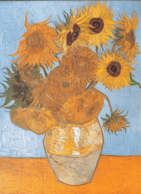 Clementoni 1000 Piece Jigsaw Puzzle: Vann Gogh - Sunflower