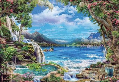 Clementoni 2000 Piece Jigsaw Puzzle Paradise on Earth