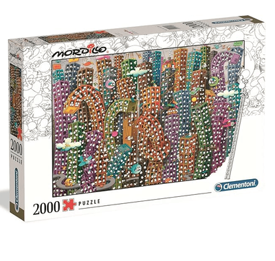 Clementoni 2000 Piece Jigsaw Puzzle: Mordillo - The Jungle