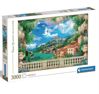 Clementoni  3000 Piece Jigsaw Puzzle  Lush Terrace on Lake