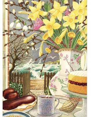 Holdson 1000 Piece Jigsaw Puzzle  Floral Fiesta Daffodils By The Sea