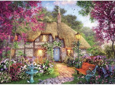 Holdson 1000 Piece Jigsaw Puzzle Cottage Charmers Dreamy Cottage