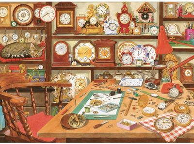 Holdson 1000 Piece Jigsaw Puzzle Made For You Watchmakers Workshop