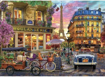 Holdson 1000 Piece Jigsaw Puzzle Travel Abroad Boulangerie Paris