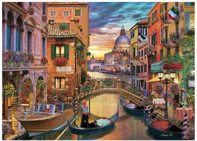 Holdson 1000 Piece Jigsaw Puzzle Travel Abroad Grand Canal Venice