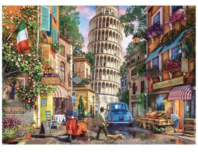 Holdson 1000 Piece Jigsaw Puzzle Travel Abroad Streets Of Pisa