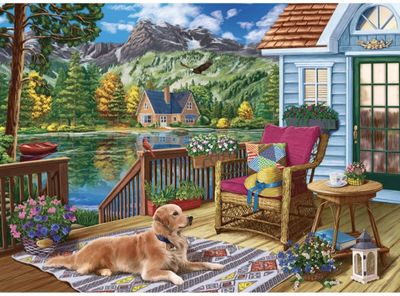 Holdson 1000 Piece Jigsaw Puzzle Waters Edge 2 Guarding Home