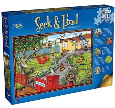 Holdson 300XL Piece Jigsaw Puzzle: Seek &amp; Find - The Garden