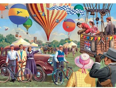 Holdson 500XL Piece Jigsaw Puzzle Hot Air Balloon Rally